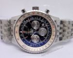 Breitling Chronometer Navitimer Black Chronograph Replica Watch 46mm